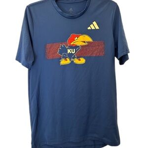 Kansas Jayhawks adidas 2024 Sideline T-Shirt Vintage - Royal